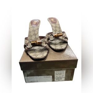 Gucci Sand Tess S. Cuoio Heels